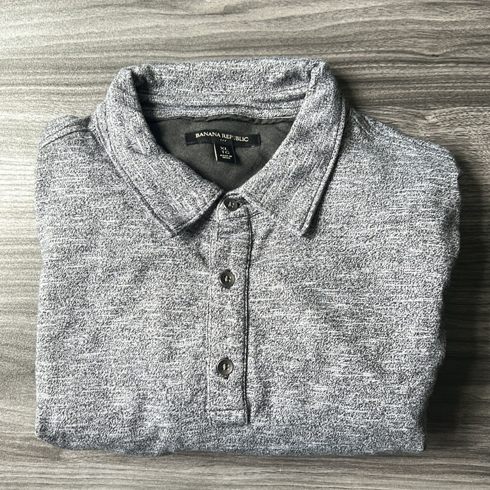 Banana Republic Long Sleeve Collared Shirt - XL